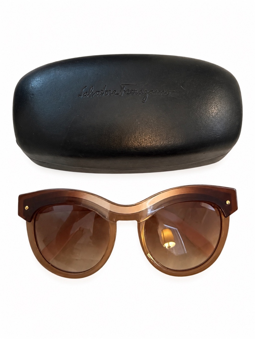 Salvatore Ferragamo Women’s Brown Gradient Sunglasses